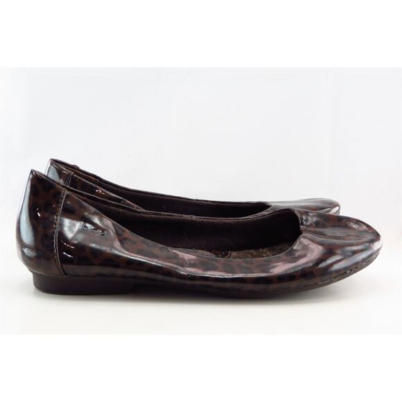 Born concept Smoking Flats‎ Brown Synthetic Women Shoes Size 7.5 Medium - Picture 3 of 7